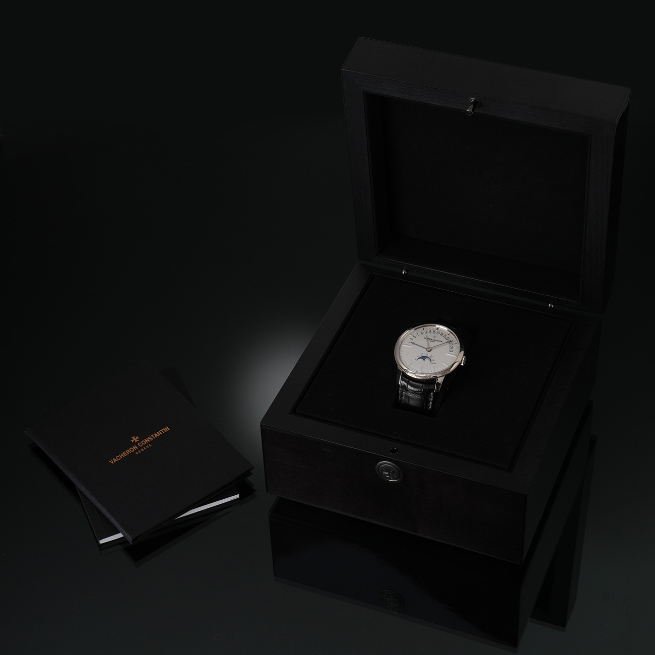 VACHERON CONSTANTIN(USED)바쉐론 콘스탄틴 패트리모니 문페이즈 레트로 그레이드 데이트